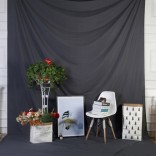 Photo Studio Fotografie Achtergrond Doek Props Portret Fotografie 2.5*1M donker grijs